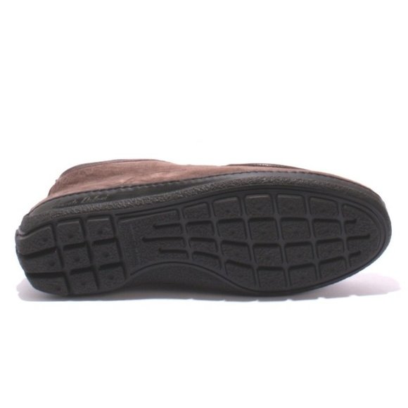 Ernesto Dolani 11984b Brown Suede / Sheepskin Lace Ankle Moccasin Boot - Picture 9 of 9